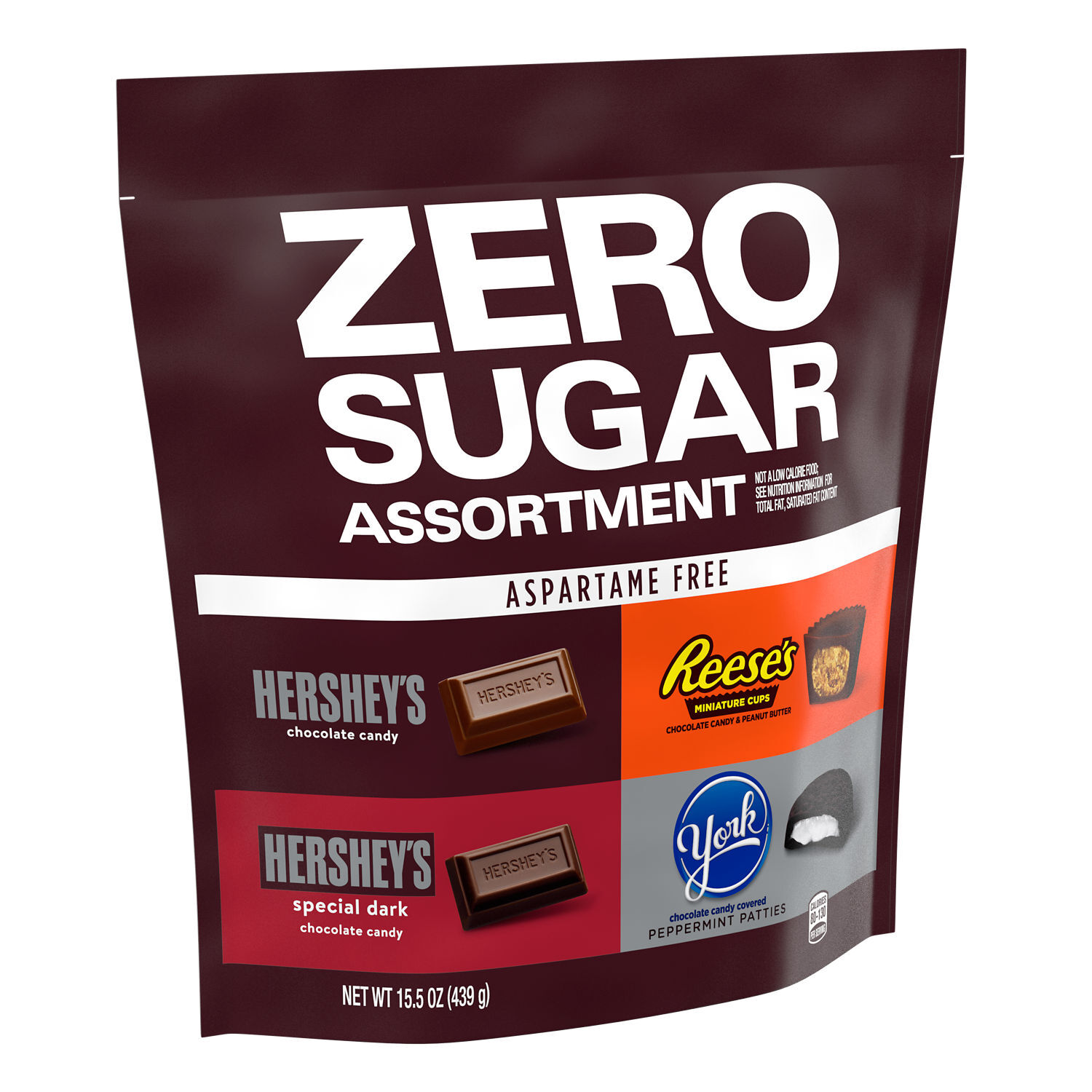 HERSHEY’S, REESE’S and YORK Zero Sugar Assorted Flavored Candy Variety Bag, 15.5 oz - THE HERSHEY COMPANY