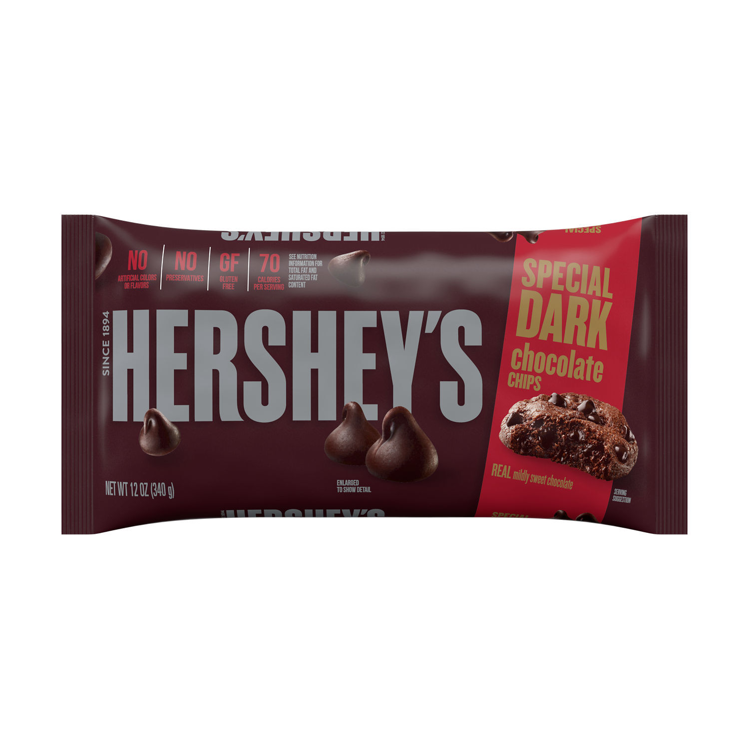 HERSHEY’S Special Dark Chocolate Chips 12oz Candy Bag - THE HERSHEY COMPANY