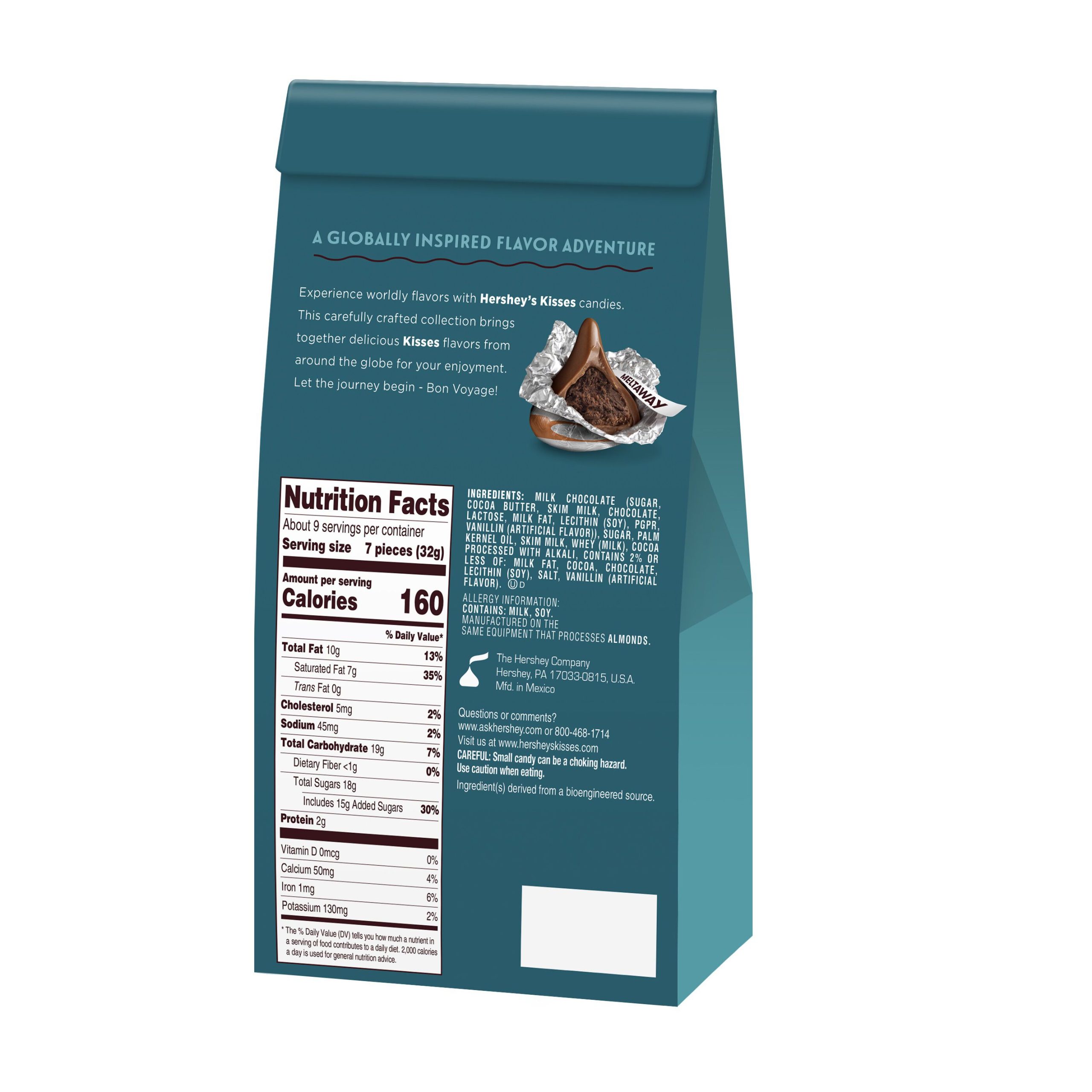 HERSHEY’S KISSES Flavors of The World Chocolate Truffle 10oz Pouch - THE HERSHEY COMPANY