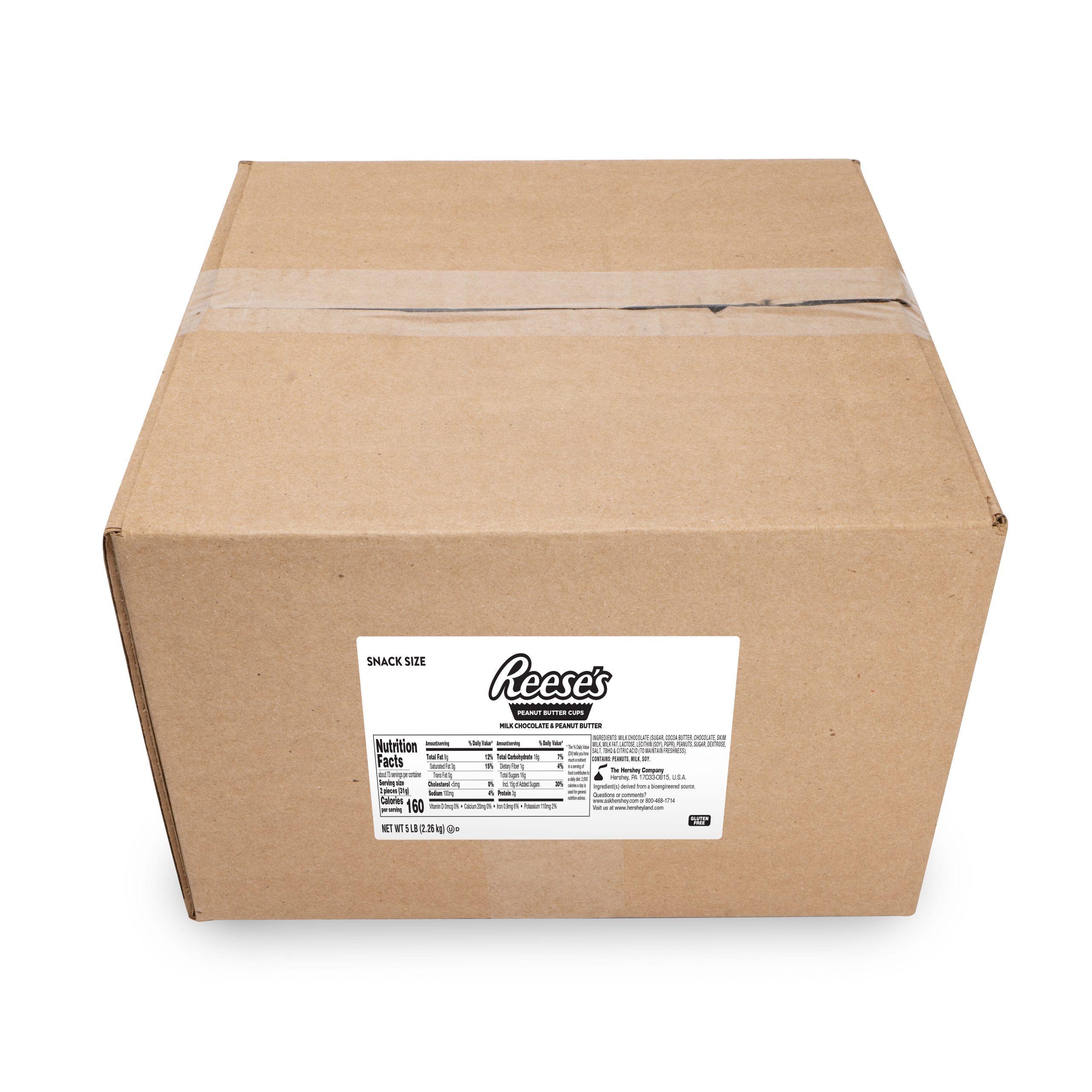 REESE’S Peanut Butter Cups Snack Size 5 lbs. Bulk Candy Box - THE HERSHEY COMPANY